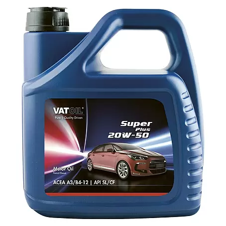 Vatoil  Motorolie voor benzine-/dieselmotoren Super plus 20W-50