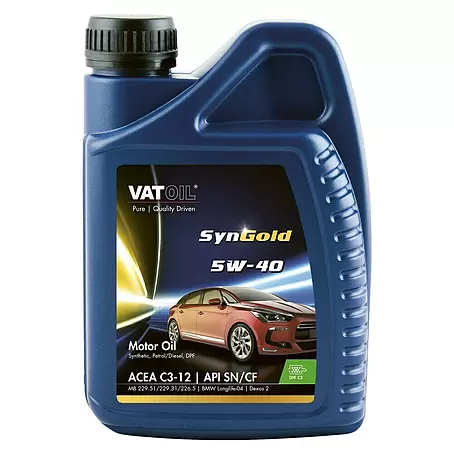 Vatoil  Motorolie voor benzine-/dieselmotoren SynGold 5W-40
