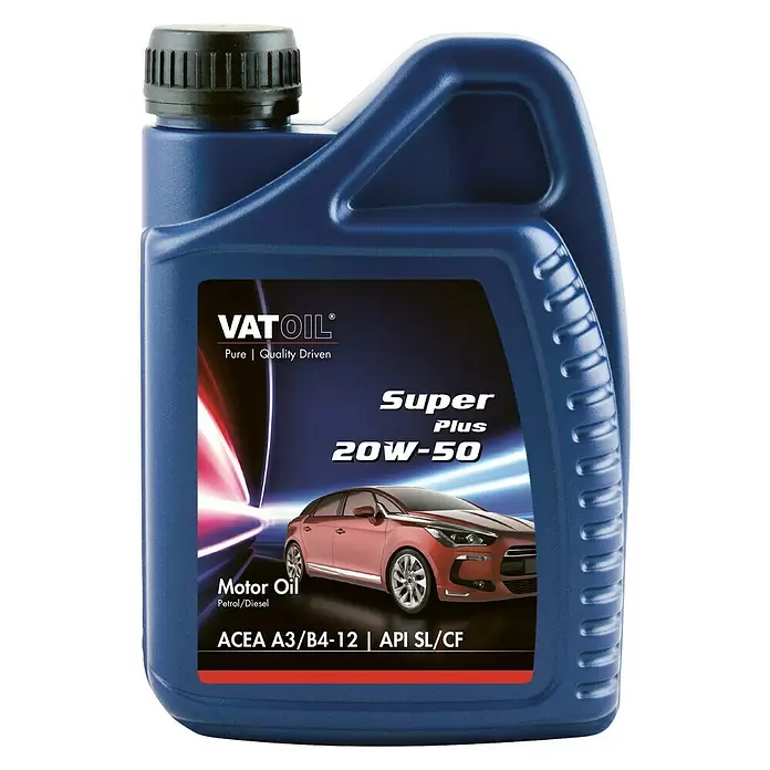 Vatoil Motorolie voor benzine-/dieselmotoren Super Plus 20W-50 - 1 l - Vooraanzicht