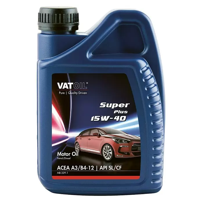 Vatoil Motorolie voor benzine-/dieselmotoren Super plus 15W-40 - 1 l - Vooraanzicht