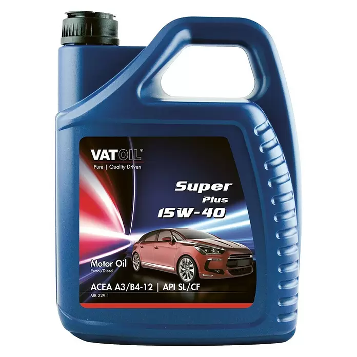 Vatoil Motorolie voor benzine-/dieselmotoren Super plus 15W-40 - 5 l - Vooraanzicht