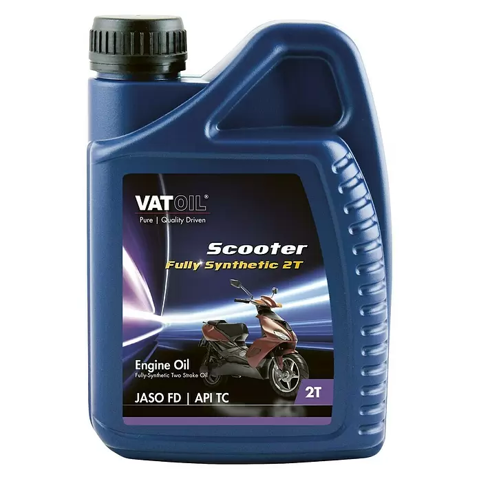 Vatoil Motorolie voor benzine-/dieselmotoren Full Synthetic 2T Scooter - 1 l - Vooraanzicht