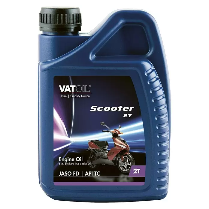 Vatoil Motorolie voor benzine-/dieselmotoren 2T Scooter - 1 l - Vooraanzicht