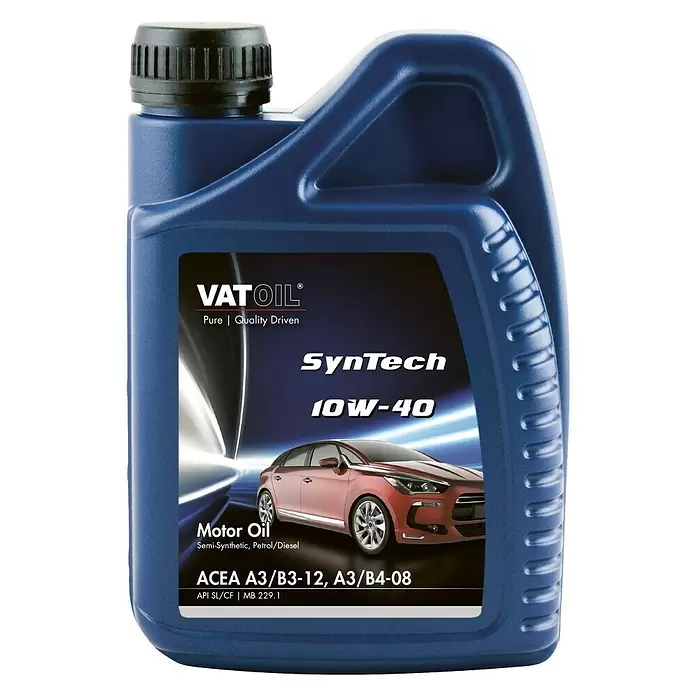 Vatoil Motorolie voor benzine-/dieselmotoren Syntech 10W-40 - 1 l - Vooraanzicht