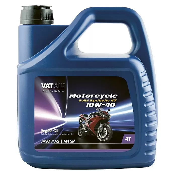 Vatoil Motorolie voor benzine-/dieselmotoren Motorcycle Syn 4T10W-40 - 4 l - Vooraanzicht