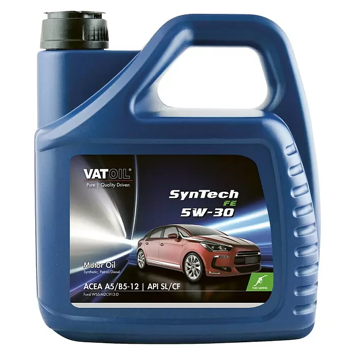 Vatoil Motorolie voor benzine-/dieselmotoren SynTech FE 5W-30 - 4 l - Vooraanzicht