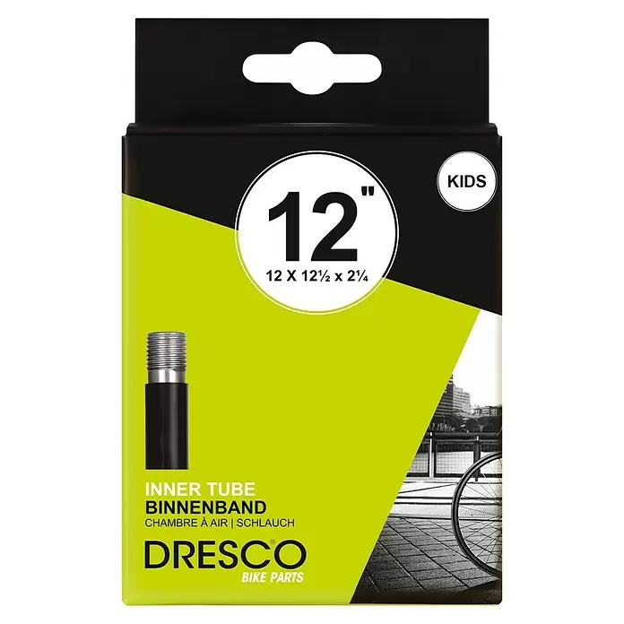 Dresco Fietsbinnenband - 12½″ x 2¼, Autoventiel - Vooraanzicht