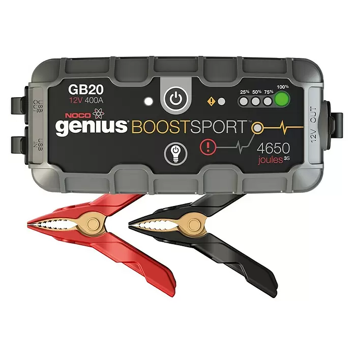 Noco Jumpstarter Boost Sport GB20 400A - Passend bij: 400 Ampère lithiumbatterijen - Vooraanzicht