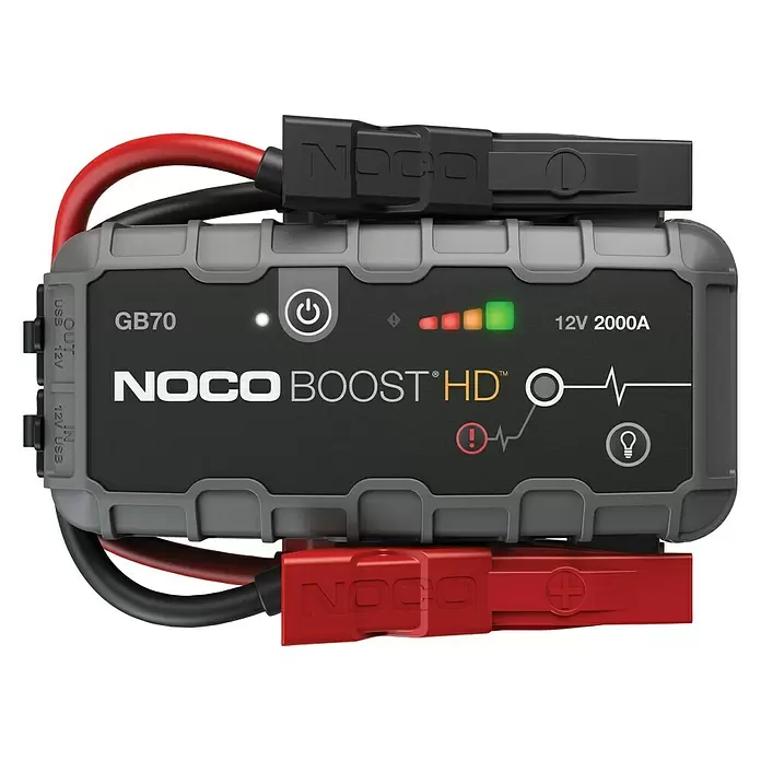 Noco Jumpstarter Boost HD GB70 2000A - Passend bij: 2000 Ampère lithiumbatterijen - Vooraanzicht