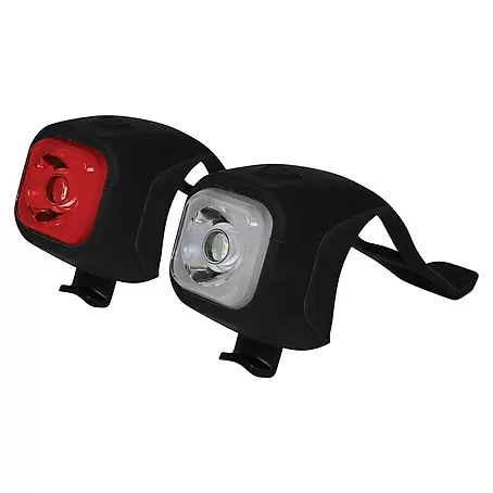Dresco  Fietsverlichtingsset LED USB
