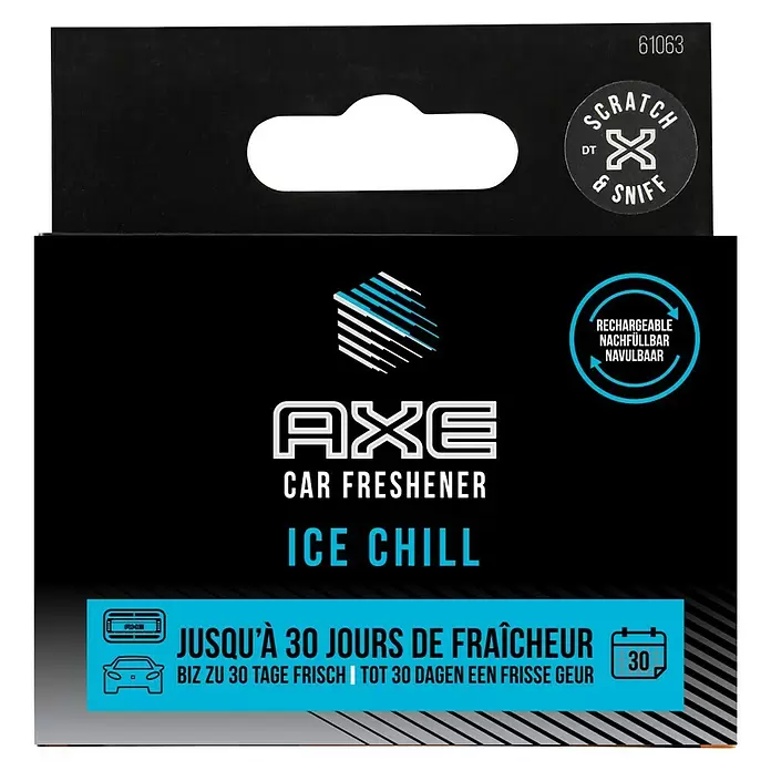 Axe Luchtverfrisser Navulling Ice Chill - Frozen Mint and Lemon - Vooraanzicht