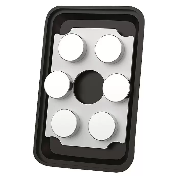 Celly Telefoonhouder Magnetisch Ghost Vent XL - Kunststof, Zwart, Geschikt voor: Auto's - Diagonaal zicht
