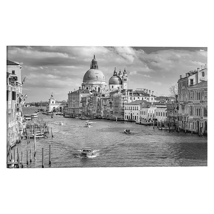 Leinwandbild - Venedig Canale, B x H: 118 x 70 cm - Vorderansicht