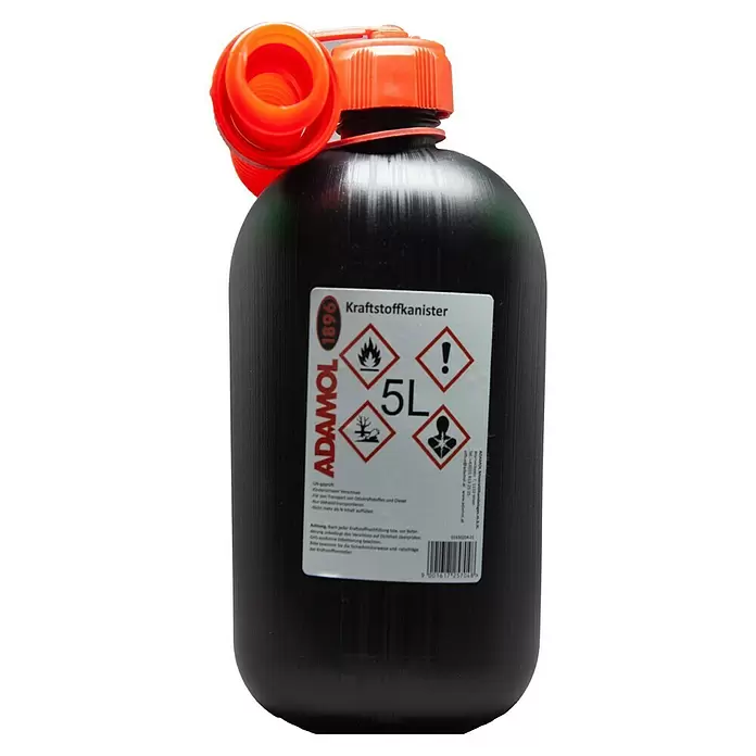 Adamol 1896 Benzinkanister - 5 l, Kunststoff - Vorderansicht