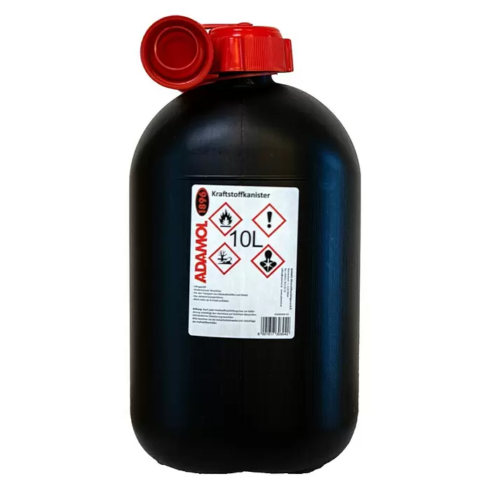 Adamol 1896 Benzinkanister - 10 l, Kunststoff - Vorderansicht