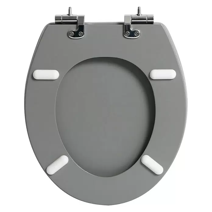 Poseidon WC daska Dark stone - Samospuštajuća, MDF - Pogled odozdo