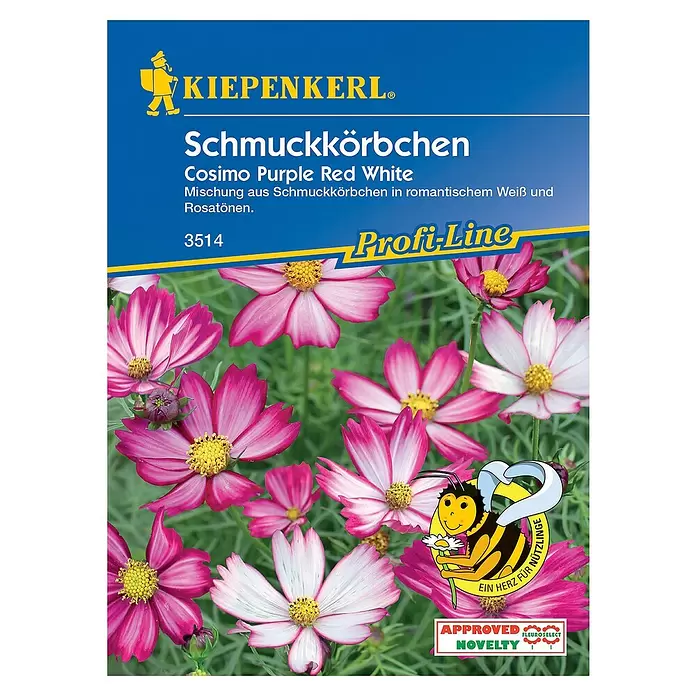 Kiepenkerl Profi-Line Blumensamen Schmuckkörbchen - Cosmos bipinnatus - Vorderansicht