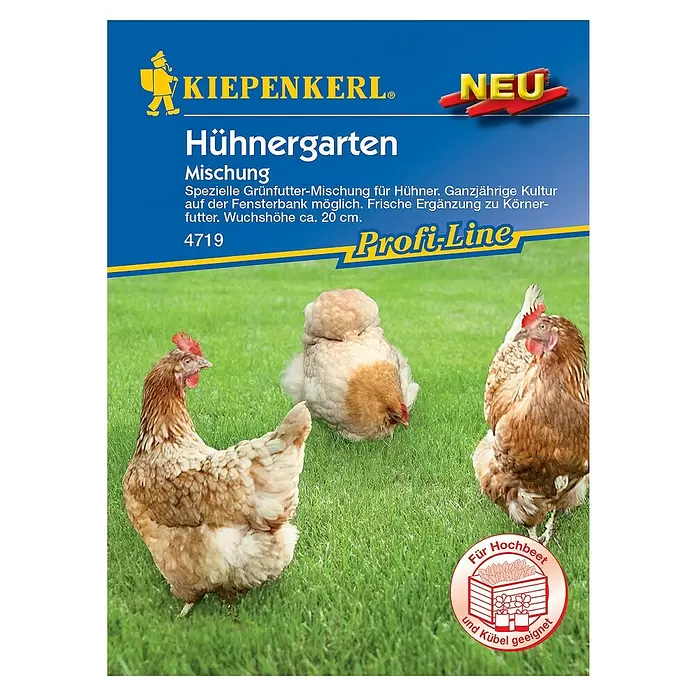 Kiepenkerl Profi-Line Saatgut Hühnergarten - Verschiedene sorten - Vorderansicht