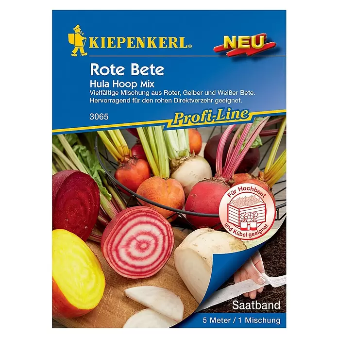 Kiepenkerl Gemüsesamen - Beta vulgaris, Erntezeit: Juli - Vorderansicht