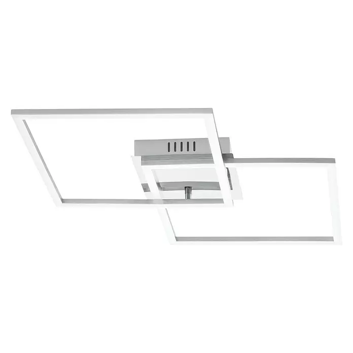 Eglo LED-Deckenleuchte - L x B x H: 66,5 x 41,5 x 6 cm - Diagonale Ansicht