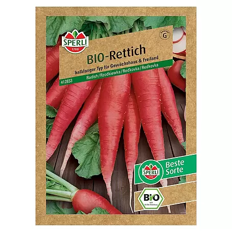 Sperli  Gemüsesamen BIO Rettich