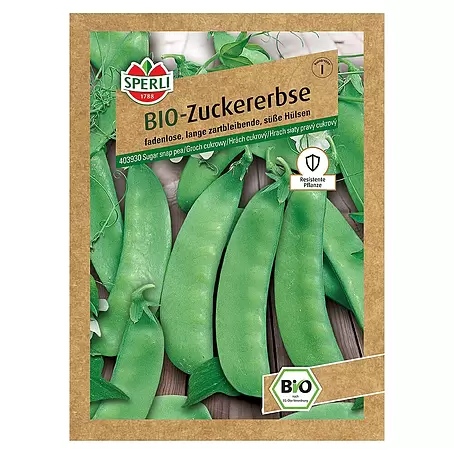 Sperli  Gemüsesamen BIO Zuckererbse