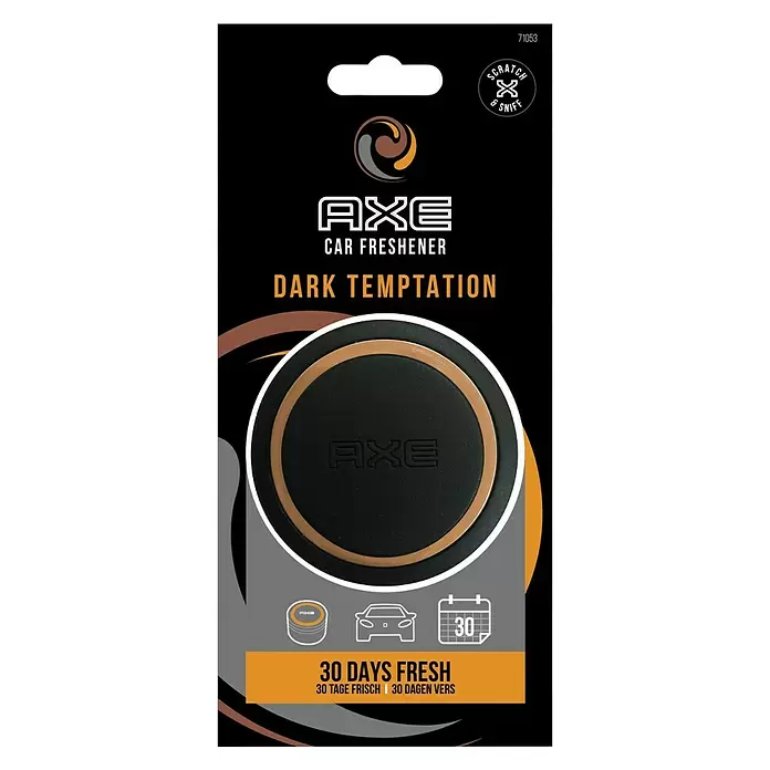 Axe Luchtverfrisser Gel Dark Temptation - Chocolade geur met een sensuele vanilleachtige ondertoon - Vooraanzicht