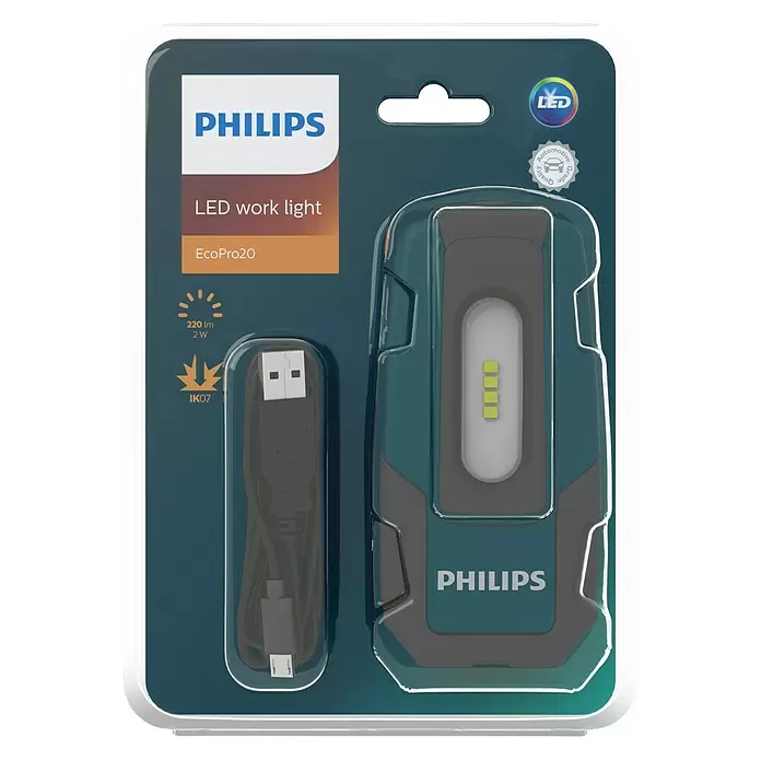 Philips Ledwerklamp EcoPro20 - 220 lm - Vooraanzicht