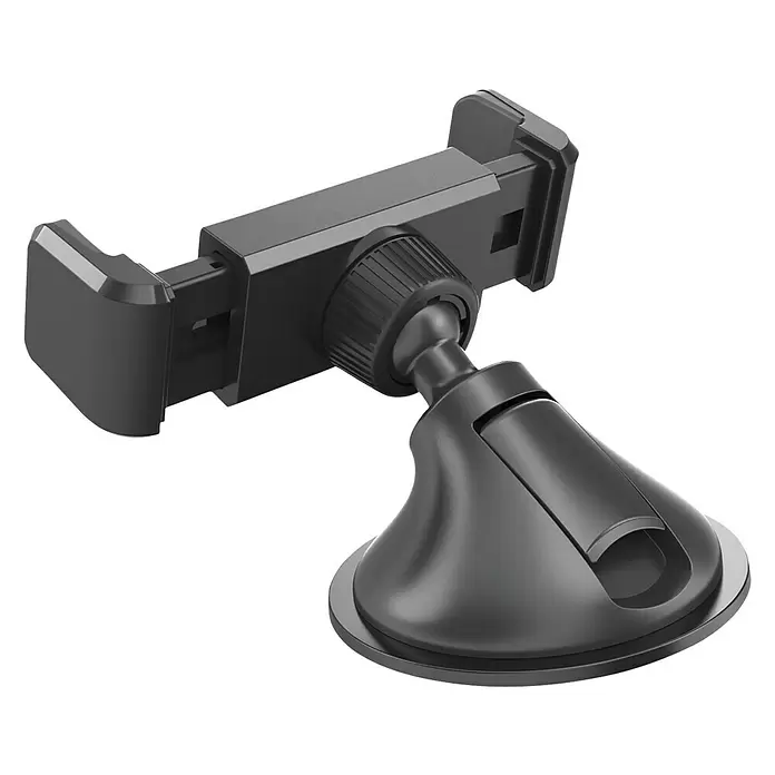 Celly Telefoonhouder Pro Mount - Kunststof, Zwart, Geschikt voor: Auto's - Diagonaal zicht