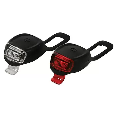 Dresco  Fietsverlichtingsset LED Siliconen