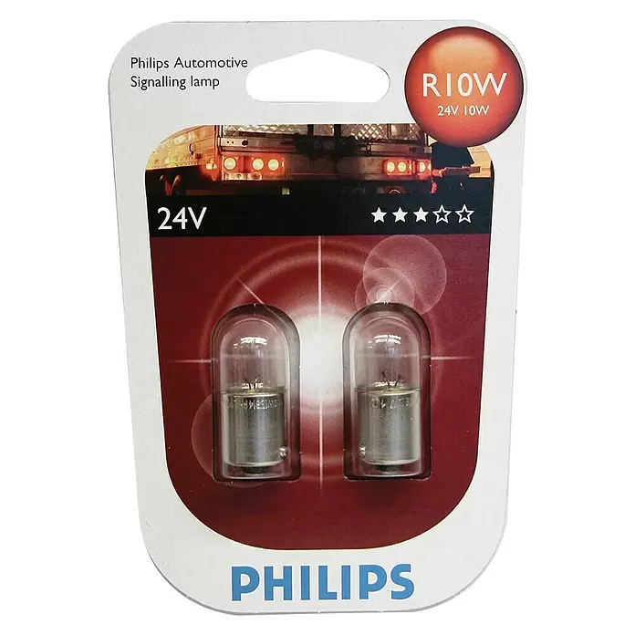 Philips Halogeenlamp Signaalverlichting 13814B2 - 2 st., 10 W - Vooraanzicht