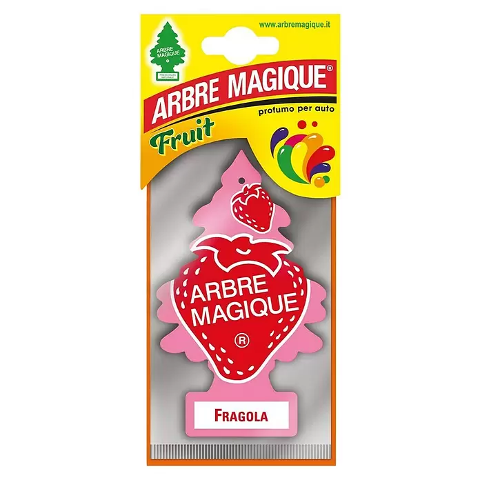Wunderbaum Luchtverfrisser Fragola - Fruitige geuren van rijpe aardbeien - Vooraanzicht