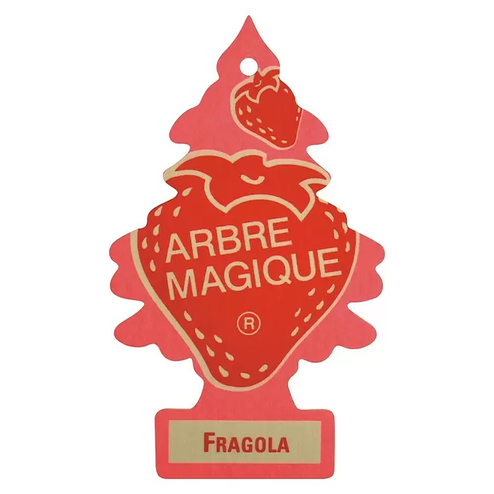 Wunderbaum Luchtverfrisser Fragola - Fruitige geuren van rijpe aardbeien - Vooraanzicht