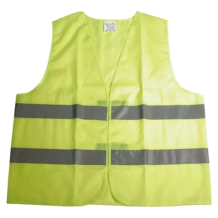 Dresco Veiligheidsvest reflectie Junior - Geel - Vooraanzicht