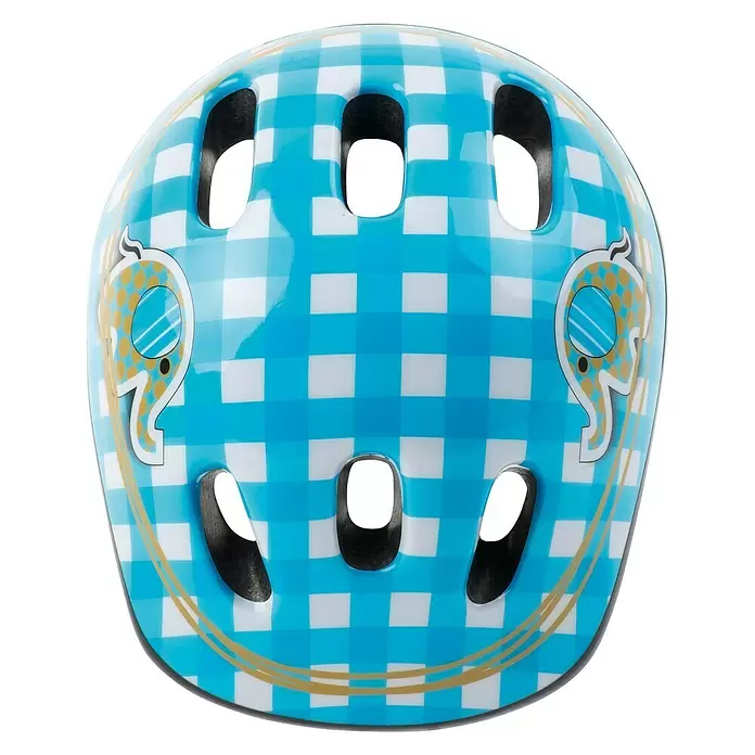 Polisport Fietshelm Olifant Baby 44 - 48 cm - Blauw - Top-down weergave