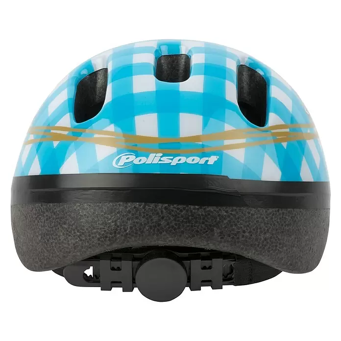 Polisport Fietshelm Olifant Baby 44 - 48 cm - Blauw - Achteraanzicht