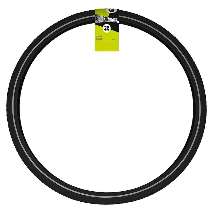 Dresco Fietsband APS Reflectie - Grootte: 28″ x 1,75 - Vooraanzicht