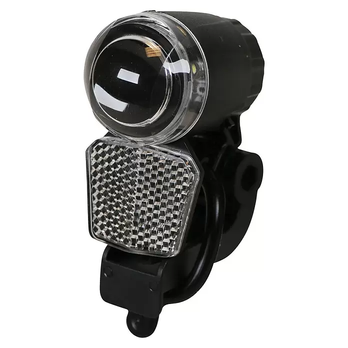 Dresco Ledkoplamp met reflector - Zwart - Diagonaal zicht