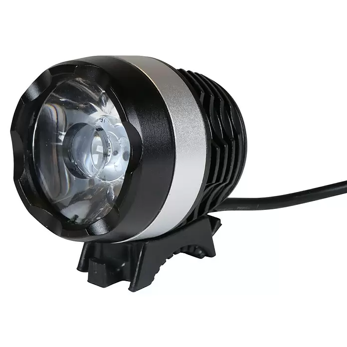 Dresco Ledkoplamp XP-G met Accupack 500 Lumen - Zwart - Close-up
