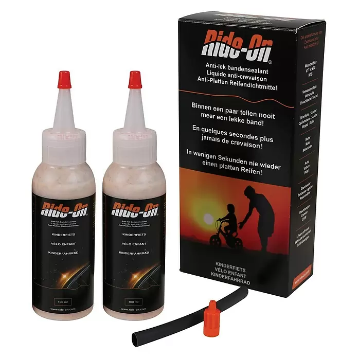 Ride-On Bandenonderhoud Bike-On Kinderfiets 2 x 100 ml - 2 stk. - Diagonaal zicht