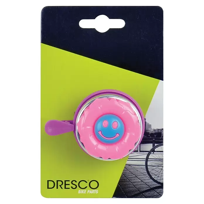Dresco Fietsbel Bloem - Kunststof - Vooraanzicht