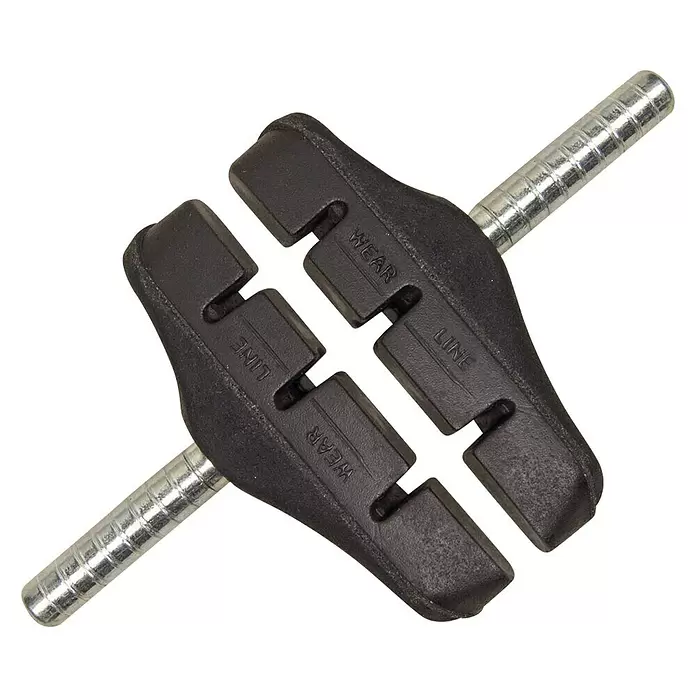 Tektro Remblokken 60 mm - Zwart - Diagonaal zicht