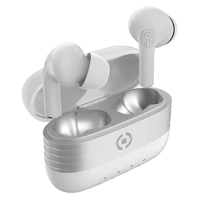 Celly Headset Slim1 Bluetooth - Wit - Diagonaal zicht