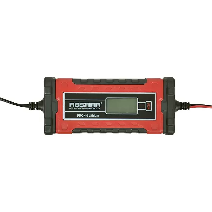 Absaar Acculader Pro 4.0 - Geschikt voor: AGM-, gel-, natte en loodzuuraccu's 6/12 V - Close-up