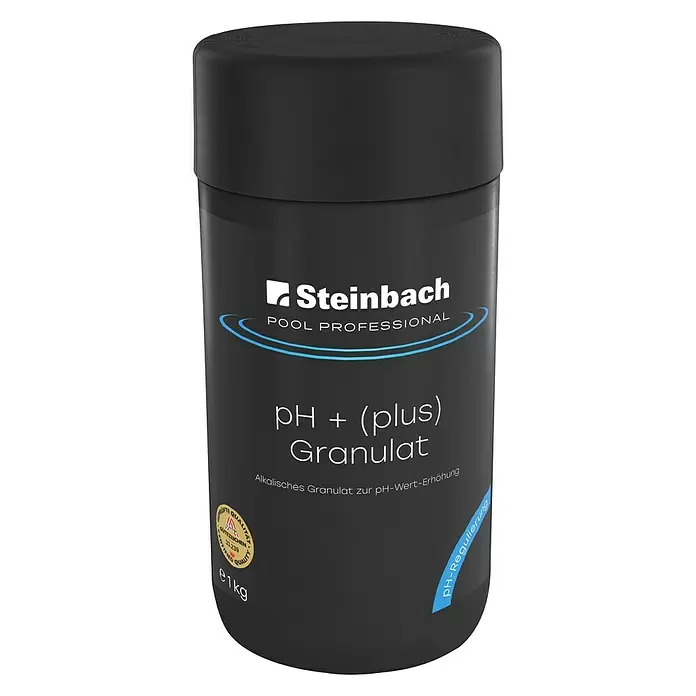 Steinbach pH-Plus pH+ Granulat - Inhalt: 1 kg - Vorderansicht