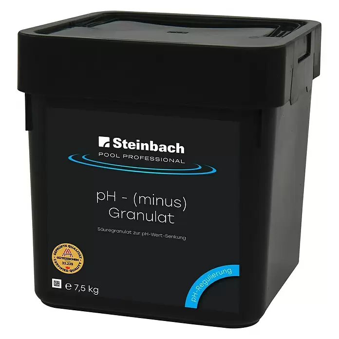 Steinbach Wasserpflegemittel pH- Granulat - 7,5 kg - Vorderansicht