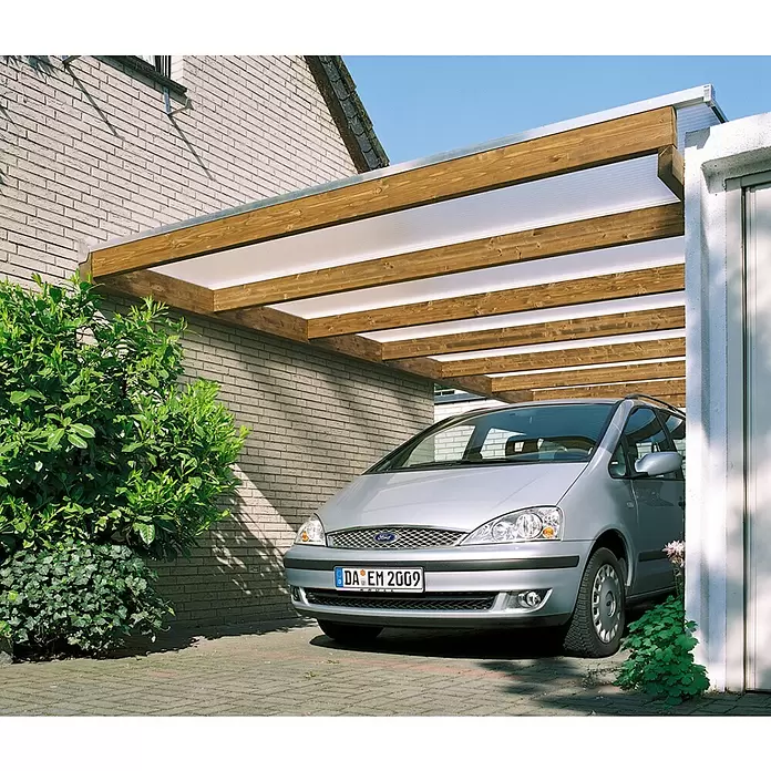 PLEXIGLAS® Acrylglas-Stegplatte - 250 cm x 98 cm x 16 mm, Acrylglas (PMMA), Hagelbeständig - Stimmungsaufnahme