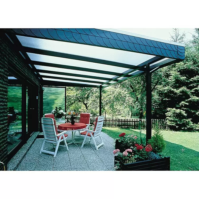 PLEXIGLAS® Acrylglas-Stegplatte - 250 cm x 98 cm x 16 mm, Acrylglas (PMMA), Hagelbeständig - Stimmungsaufnahme