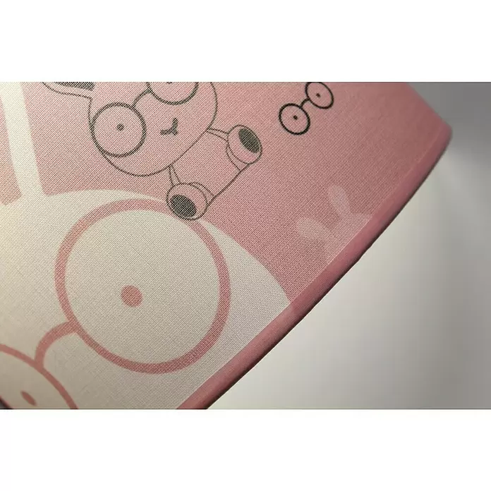 Idp Lampshades Lámpara colgante redonda Bunny - 40 W, Ø x Al: 30 x 20 cm, Rosa, Rosa, E27 - Primer plano