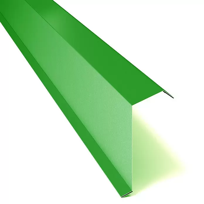 Kantenwinkel PP12 - Grün, Länge: 100 cm, Stahl - Detailaufnahme